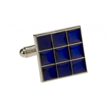 Mens Darya Trading Classic Blue Cufflink - Image1