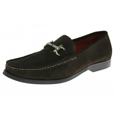 Mens Luciano Natazzi Handmade Suede Leat - Image1