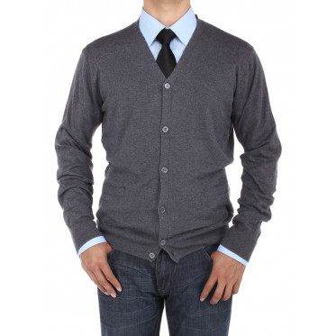 Mens Luciano Natazzi Cotton Cardigan Swe - Image1