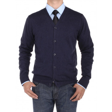 Mens Luciano Natazzi Cotton Cardigan Swe - Image1
