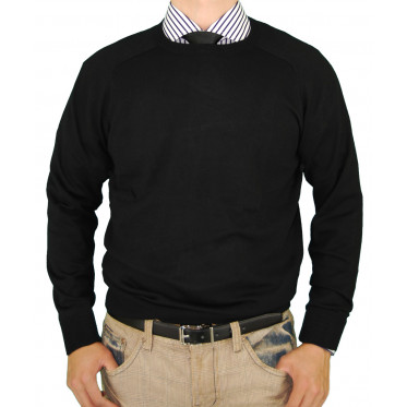 Mens Luciano Natazzi Classic Fit Crew Ne - Image1