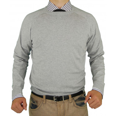 Mens Luciano Natazzi Classic Fit Crew Ne - Image1