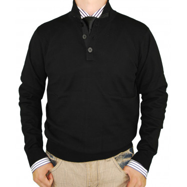 Mens Luciano Natazzi Classic Fit Button  - Image1