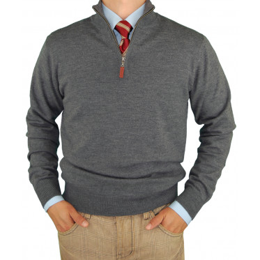 Mens Luciano Natazzi Merino Wool Quarter - Image1