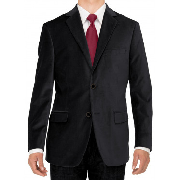 Mens Luciano Natazzi Two Button Velvet B - Image1