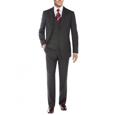 Mens Salvatore Exte Vested Suit Three-Pi - Image1