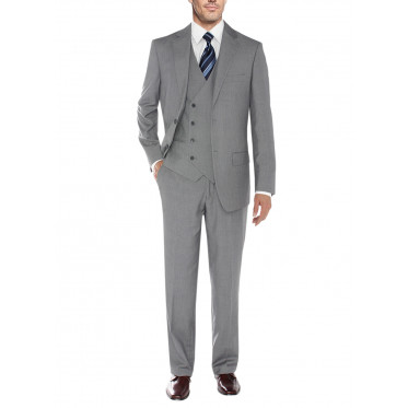Mens Salvatore Exte Vested Suit Three-Pi - Image1