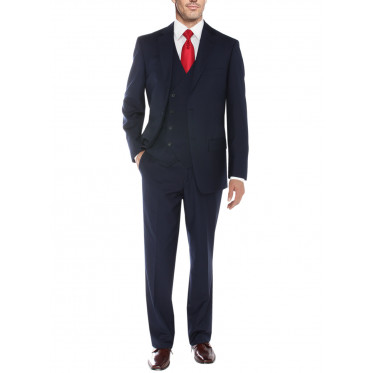 Mens Salvatore Exte Vested Suit Three-Pi - Image1