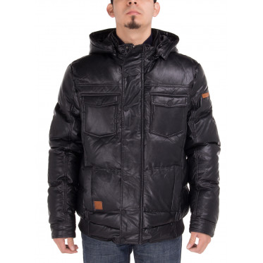 Mens Luciano Natazzi Puffer Coat Tec Rem - Image1