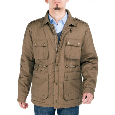 Mens Luciano Natazzi Utilitarian Waxed C - Image1