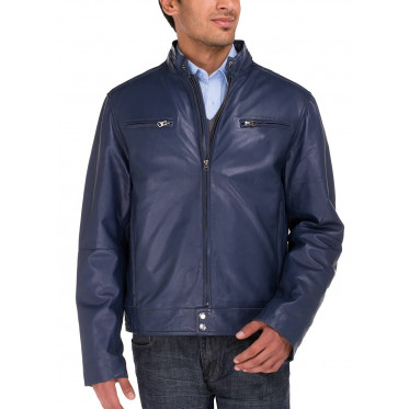 Mens Luciano Natazzi Lambskin Blast Wash - Image1