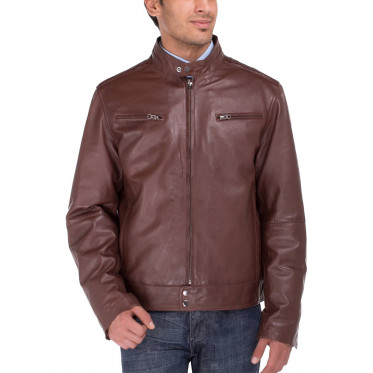 Mens Luciano Natazzi Lambskin Blast Wash - Image1