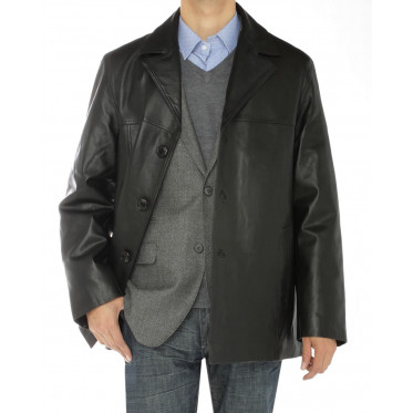 Mens Luciano Natazzi Lambskin Leather To - Image1