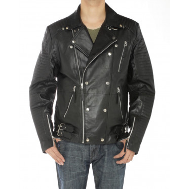 Mens Luciano Natazzi Lambskin Leather De - Image1