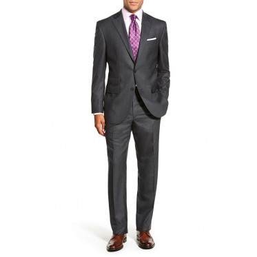 Mens Luciano Natazzi Modern Fit Suit Two - Image1