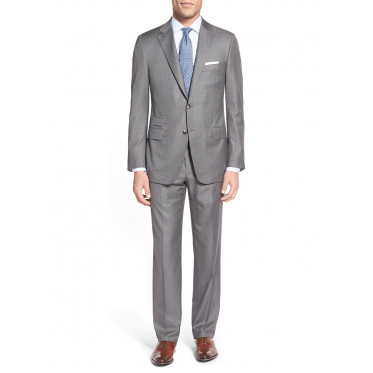 Mens Luciano Natazzi Modern Fit Suit Two - Image1