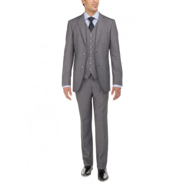 Mens Luciano Natazzi Vested 3-Piece Suit - Image1