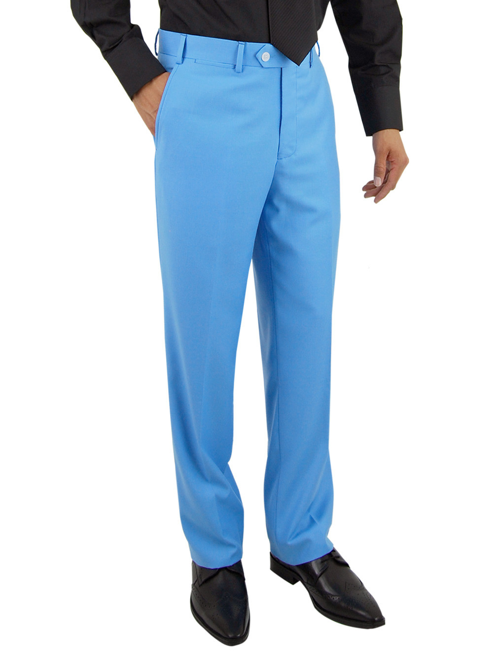 BOSS - Slim-fit trousers in stretch-cotton satin