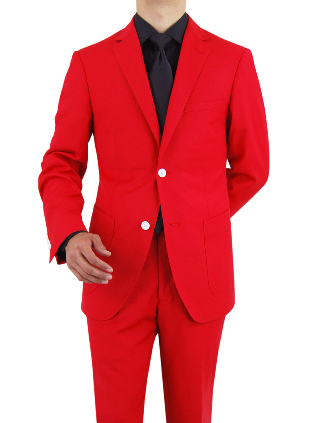 Flamboyant Red Blazer – The Suit People