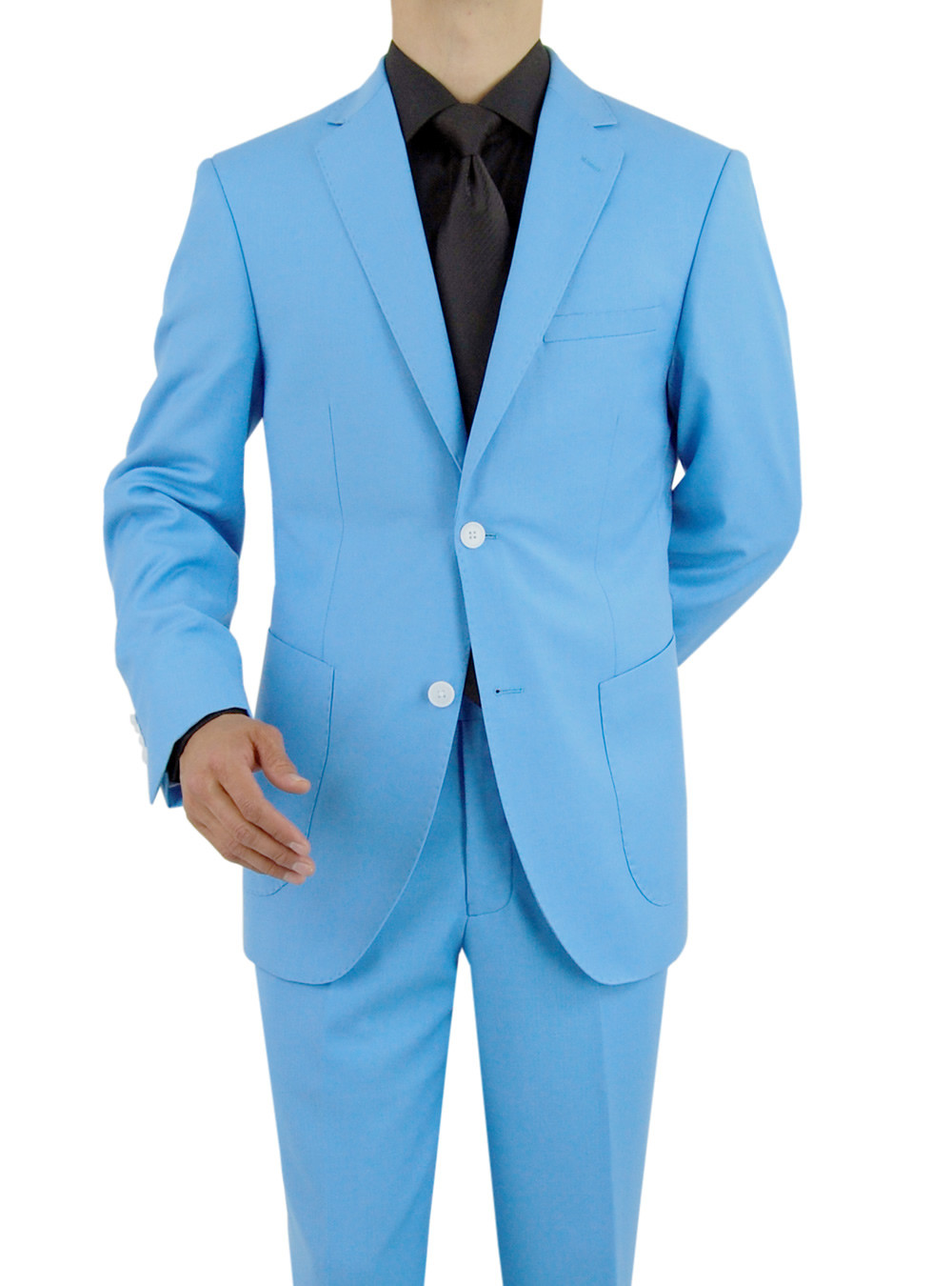 Party Wear Light Blue Suit