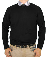 Mens Luciano Natazzi Classic Fit Crew Ne - Image1