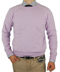 Mens Luciano Natazzi Crew Neck Cotton Sw - Image1