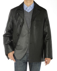 Mens Luciano Natazzi Lambskin Leather To - Image1