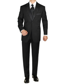 Mens Giorgio Napoli Tuxedo Suit 1 Button - Image1