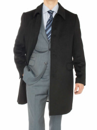 Mens Luciano Natazzi Cashmere Topcoat Cl - Image1