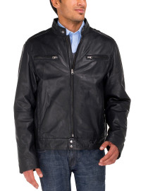 Mens Luciano Natazzi Lambskin Blast Wash - Image1