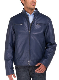 Mens Luciano Natazzi Lambskin Blast Wash - Image1