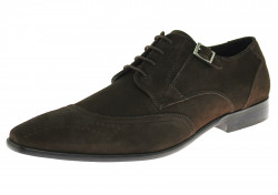 Mens Luciano Natazzi Handmade Shoe Suede - Image1