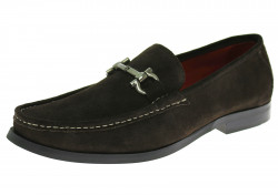 Mens Luciano Natazzi Handmade Suede Leat - Image1