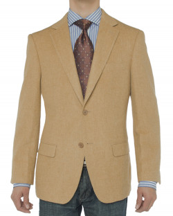 Mens Luciano Natazzi Camelhair Blazer Mo - Image1