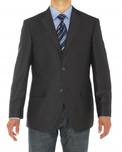 Mens Luciano Natazzi Two Button Notch La - Image1
