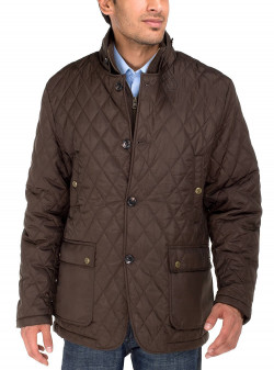 Mens Luciano Natazzi Quilted Puffer Jack - Image1