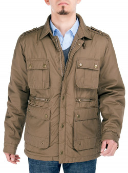 Mens Luciano Natazzi Utilitarian Waxed C - Image1