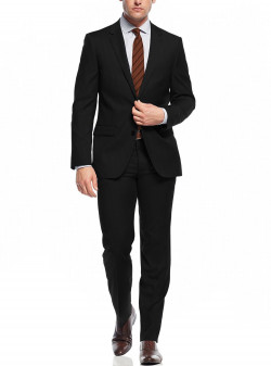 Mens Nicoletti Two Button Slim Fit Suit  - Image1