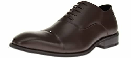 Mens Darya Trading Leather Dress Shoes Lace-up Cap-toe Slip-on Z3TC Brown
 - Image1