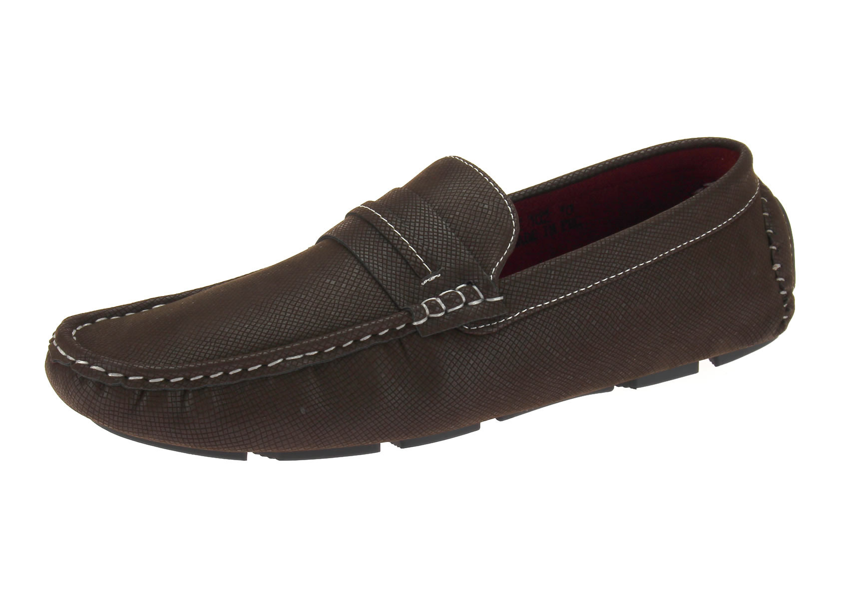 Mens Salvatore Exte Driving Loafer Shoe Woodley Slip-On Coffee - Image1