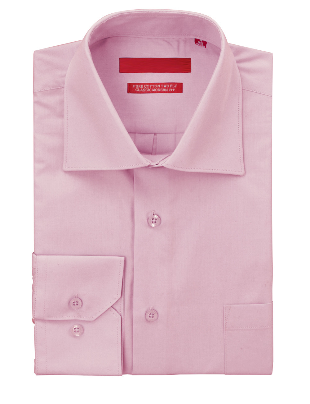 Mens DTI DARYA TRADING GV Executive Dress Shirt Pure Cotton Spread Collar Barrel Cuff in Purple - Image1