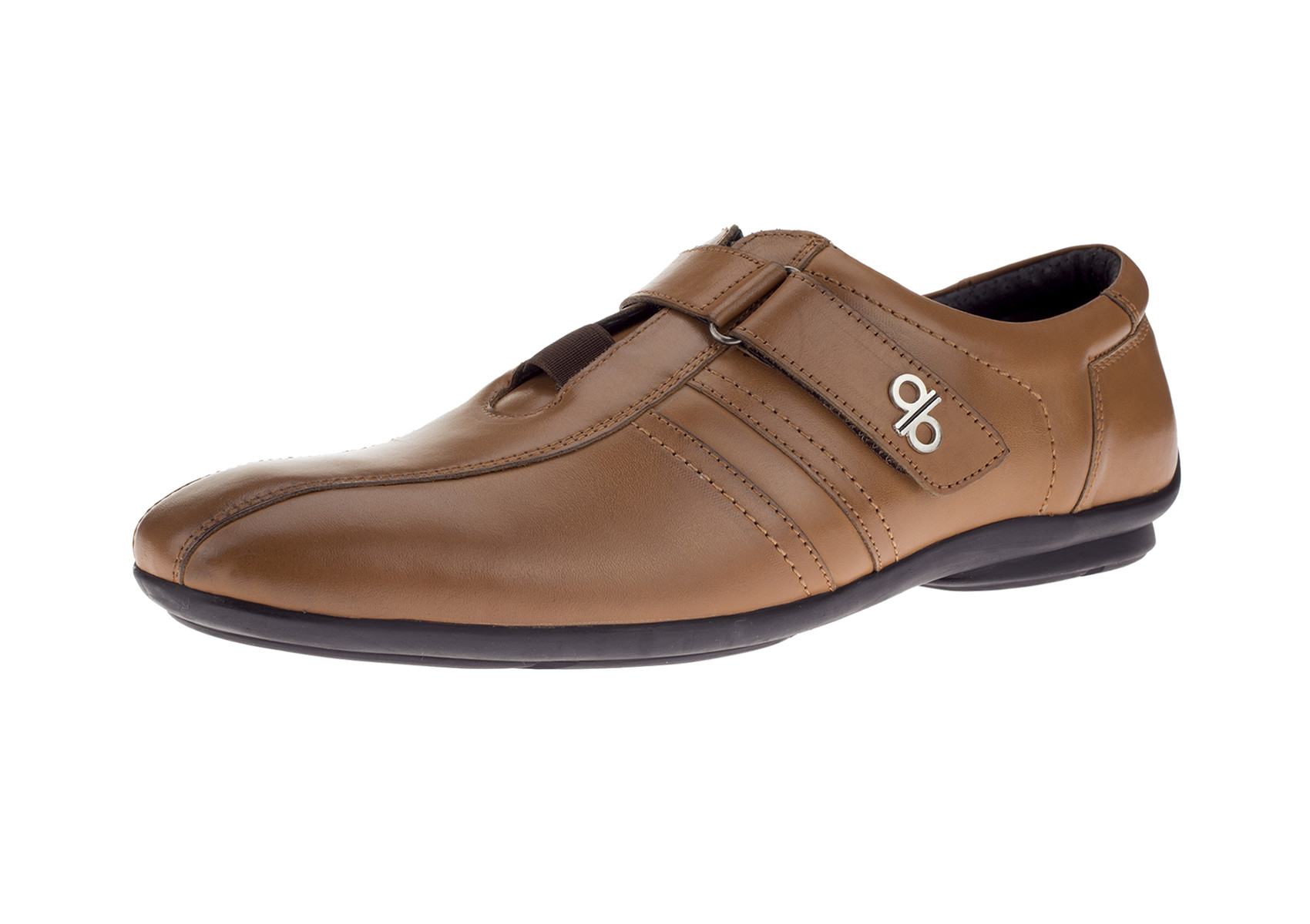 Mens DTI DARYA TRADING BB Signature Euro Zone Real Leather Fashion Sneaker Shoes in Tan - Image1