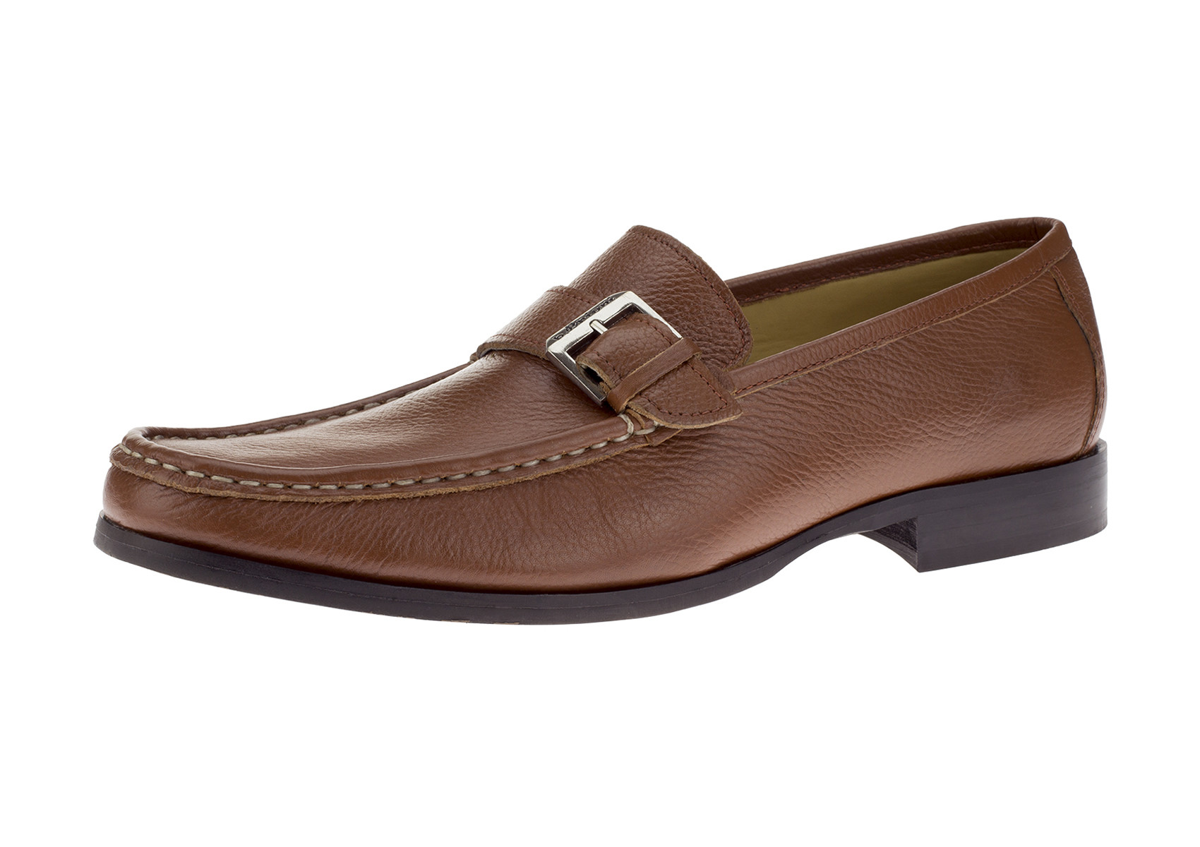 Mens DTI DARYA TRADING BB Signature Metero Leather Shoes Handmade Slip-On Dress Loafer in Dark Tan - Image1