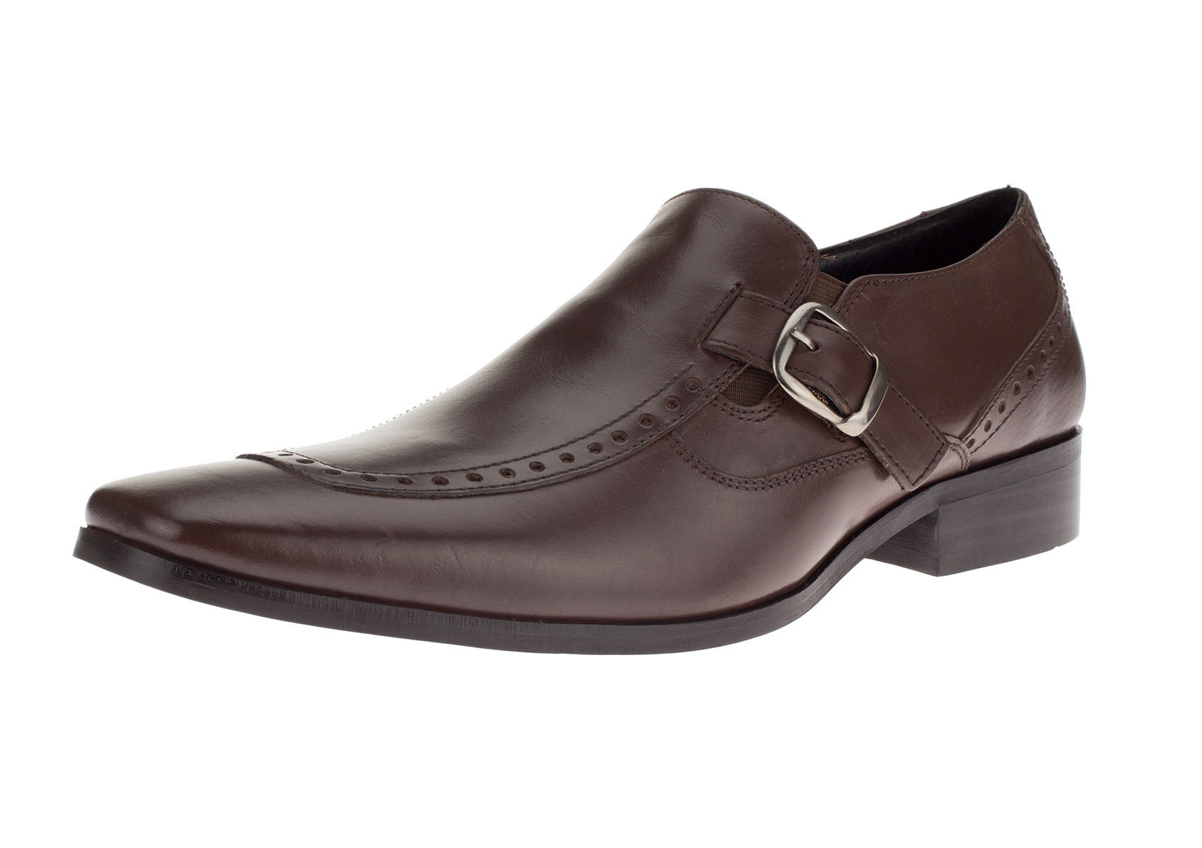 Mens DTI DARYA TRADING GV Executive Leather Dress Shoe Celio Slip-On Loafer in Brown - Image1