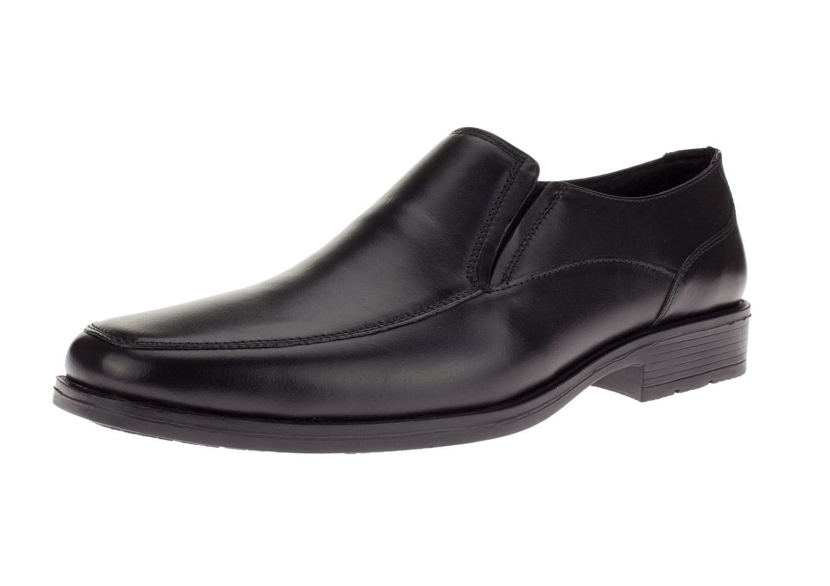 Mens DTI DARYA TRADING GV Executive Leather Dress Shoe Lenox Slip-On Loafer in Black - Image1