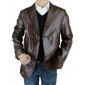 Mens Luciano Natazzi Leather Jacket Mode - Image1