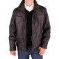Mens Luciano Natazzi Leather Double Coll - Image1