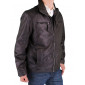 Mens Luciano Natazzi Leather Double Coll - Image3