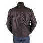 Mens Luciano Natazzi Leather Double Coll - Image4
