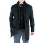 Mens Luciano Natazzi Fitted Walker Coat  - Image1